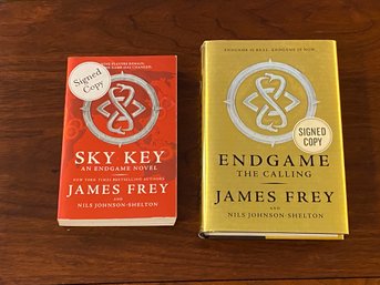 James Frey SIGNED Endgame Novels Sky Key & The Calling