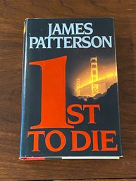 1st To Die By James Patterson First Edition With Laid In SIGNED Title Page