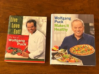 Live, Love, Eat! & Wolfgang Puck Makes It Healthy SIGNED Editions