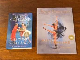 The Wind At My Back & Black Ballerinas By Misty Copeland SIGNED First Editions