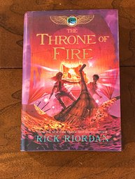 The Throne Of Fire By Rick Riordan SIGNED First Edition