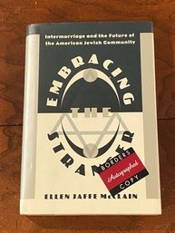 Embracing The Stranger By Ellen Jaffe McLain SIGNED & Inscribed First Edition