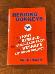 Herding Donkeys By Ari Berman SIGNED & Inscribed First Edition