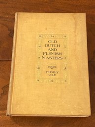 Old Dutch And Flemish Masters Engraved By Timothy Cole Illustrated