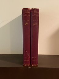 The Outline Of History Being A Plain History Of Life And Mankind By H. G. Wells Illustrated In Two Volumes