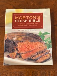 Morton's Steak Bible By Klaus Fritsch SIGNED First Edition
