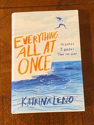 Everything All At Once By Katrina Leno SIGNED First Edition