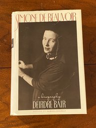 Simone De Beauvoir A Biography By Deirdre Bair SIGNED & Inscribed First Edition