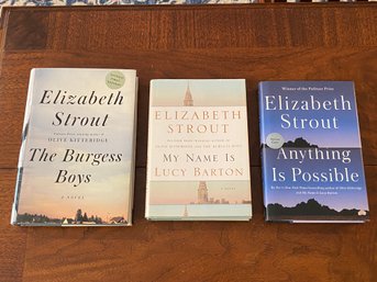 Elizabeth Strout SIGNED First Editions - The Burgess Boys, My Name Is Lucy Barton & Anything Is Possible