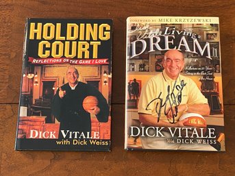 Holding Court Reflections On The Game I Love & Living A Dream By Dick Vitale SIGNED Editions