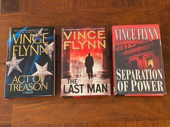 Act Of Treason, The Last Man & Separation Of Power By Vince Flynn SIGNED First Editions