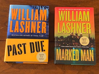 Past Due & Marked Man By William Lashner SIGNED First Editions