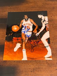 Earl 'the Pearl' Monroe SIGNED & Inscribed Photo