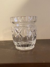 Vintage Small Cut Glass Vase