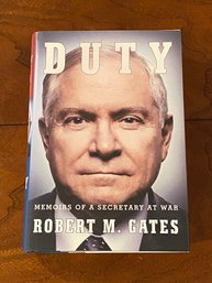 Duty Memoirs Of A Secretary At War By Robert M. Gates SIGNED First Edition