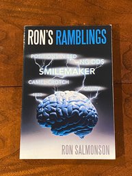 Ron's Ramblings By Ron Salmonson SIGNED & Inscribed First Edition