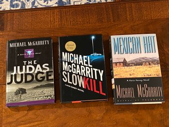 Michael McGarrity Mexican Hat, Slowkill & The Judas Judge SIGNED First Editions