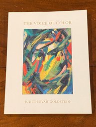 The Voice Of Color By Judith Evan Goldstein SIGNED & Inscribed First Edition