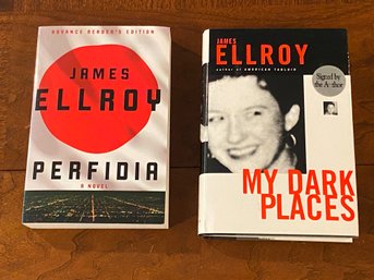 Perfidia & My Dark Places By James Ellroy SIGNED First Editions