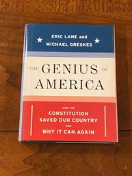The Genius Of America By Eric Lane And Michael Oreskes SIGNED & Inscribed By Lane First Edition
