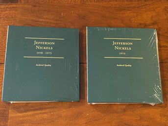 Jefferson Nickels 1938-1975 & 1976-  Archival Quality Albums Only