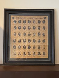 Framed Presidents Of The United States From George Washington To George W. Bush (Pickup Only)