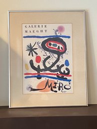 Joan Miro Galerie Maeght Framed Print (Pickup Only)