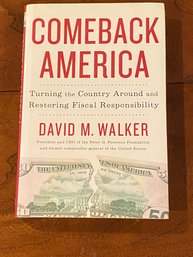Comeback America By David M. Walker SIGNED First Edition