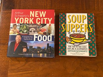 New York City Food & Soup Suppers By Arthur Schwartz SIGNED First Editions