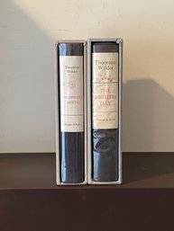 THE EIGHTH DAY & THEOPHILUS NORTH By Thornton Wilder. SIGNED Limited Editions