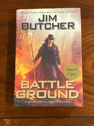 Battle Ground By Jim Butcher SIGNED First Edition