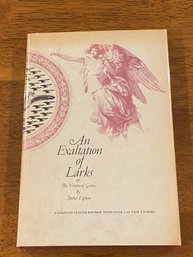 An Exaltation Of Larks Or, The Venereal Game By James Lipton Rare SIGNED Presentation Copy