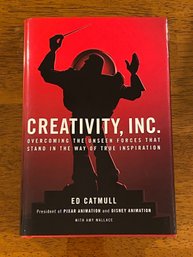 Creativity, Inc. By Ed Catmull RARE SIGNED & Inscribed First Printing