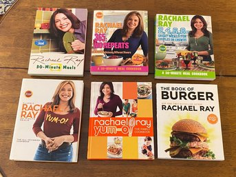 Rachael Ray SIGNED Cookbooks Including The Book Of Burger & 30 Minute Meals