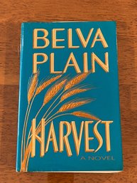 Harvest By Belva Plain SIGNED & Inscribed Uncorrected Proof First Edition