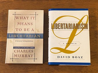 What It Means Be A Libertarian-Charles Murray & Libertarianism-David Boaz SIGNED