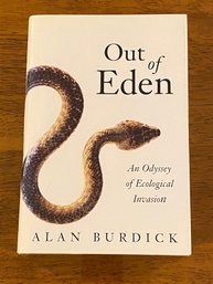 Out Of Eden By Alan Burdick SIGNED & Inscribed First Edition