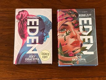 Children Of Eden & Rebels Of Eden By Joey Graceffa SIGNED First Editions