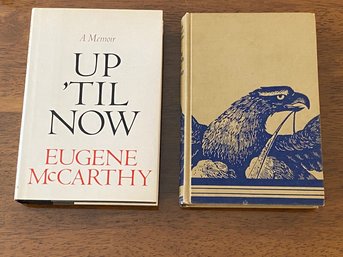 Up 'Til Now & The Limits Of Power By Senator Eugene McCarthy SIGNED First Editions