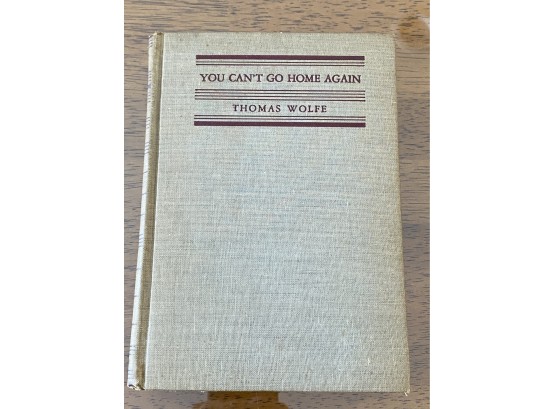 You Can't Go Home Again By Thomas Wolfe