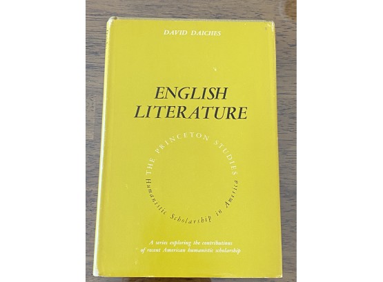 English Literature By David Daiches