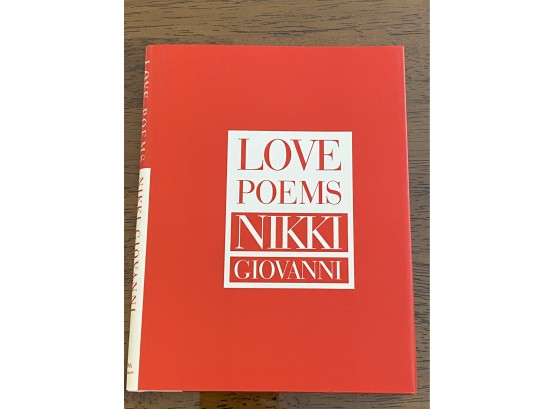 Love Poems By Nikki Giovanni Signed & Inscribed