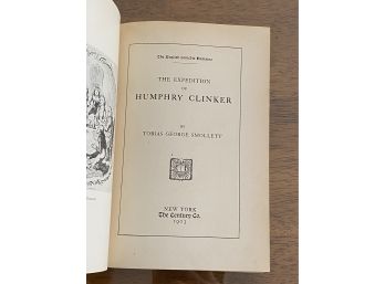 The Expedition Of Humphry Clinker By Tobias George Smollett