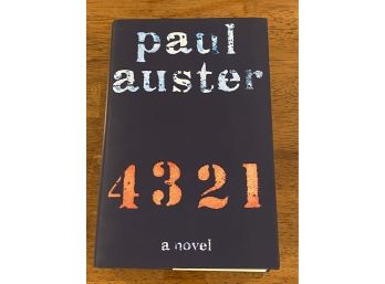4321 By Paul Auster First Edition