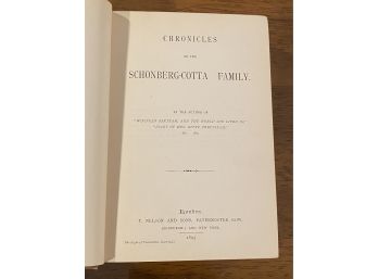 Chronicles Of The Schonberg-cotta Family 1895