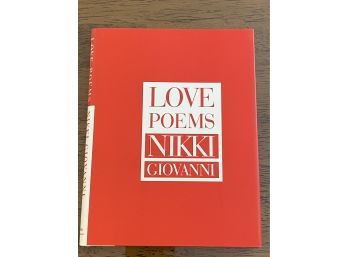 Love Poems By Nikki Giovanni Signed & Inscribed