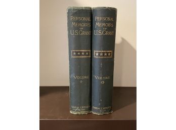 Personal Memoirs Of U. S. Grant First Edition In Two Volumes