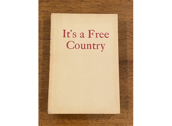 It's A Free Country By Ben Ames William 1945