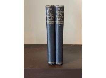 The Poet At The Breakfast Table By Oliver Wendell Holmes In Two Volumes
