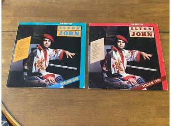 The Best Of Elton John Volume One & Two LPs